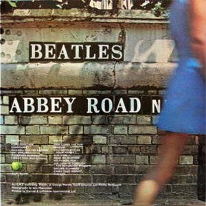 Beatles samlarsaker memorabilia samla 60 tal Ringo John Paul George Abbey_Road_Cover_Back