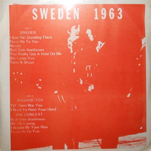 Beatles samlarsaker memorabilia samla 60 tal Ringo John Paul George Swe_Records_LP_Sweden_1963_Bootleg